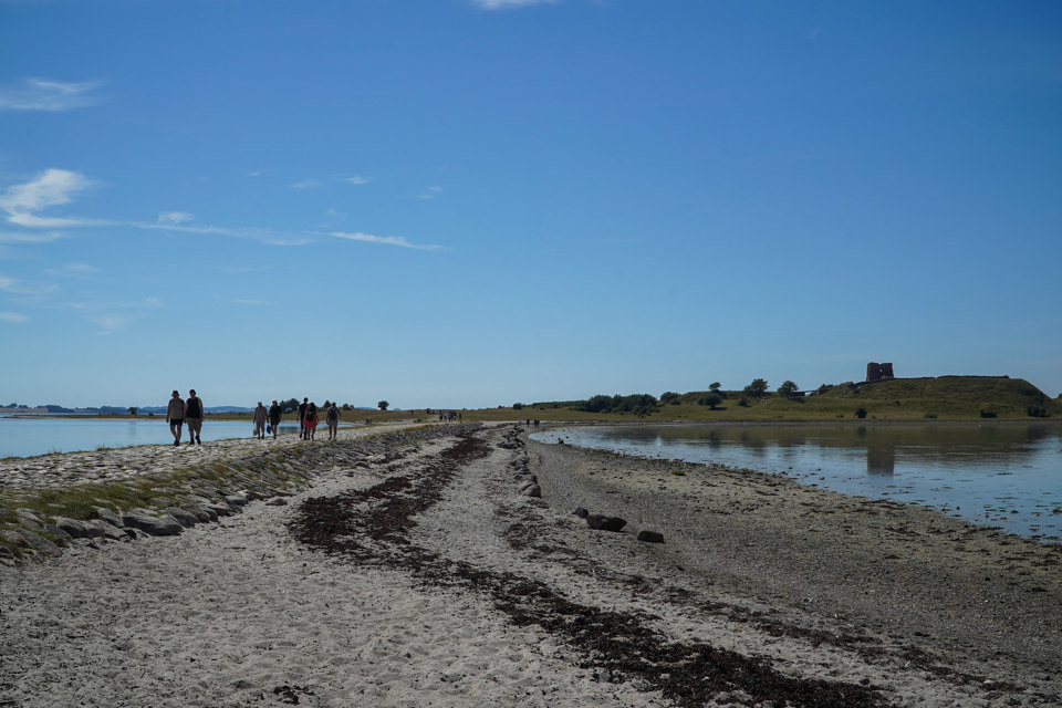 Middelaldervejen ved Kalø Slotsruin